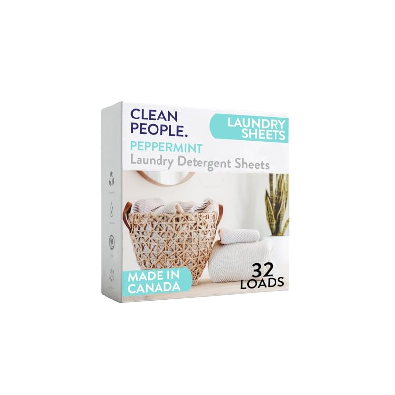 The Clean People Laundry Detergent Sheets - Laundry Soap -