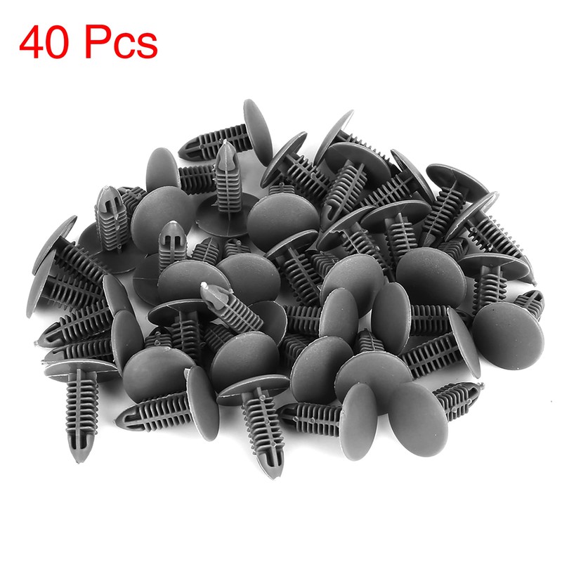 X AUTOHAUX Pack of 40 Bolt Rivets Trim Clips 6