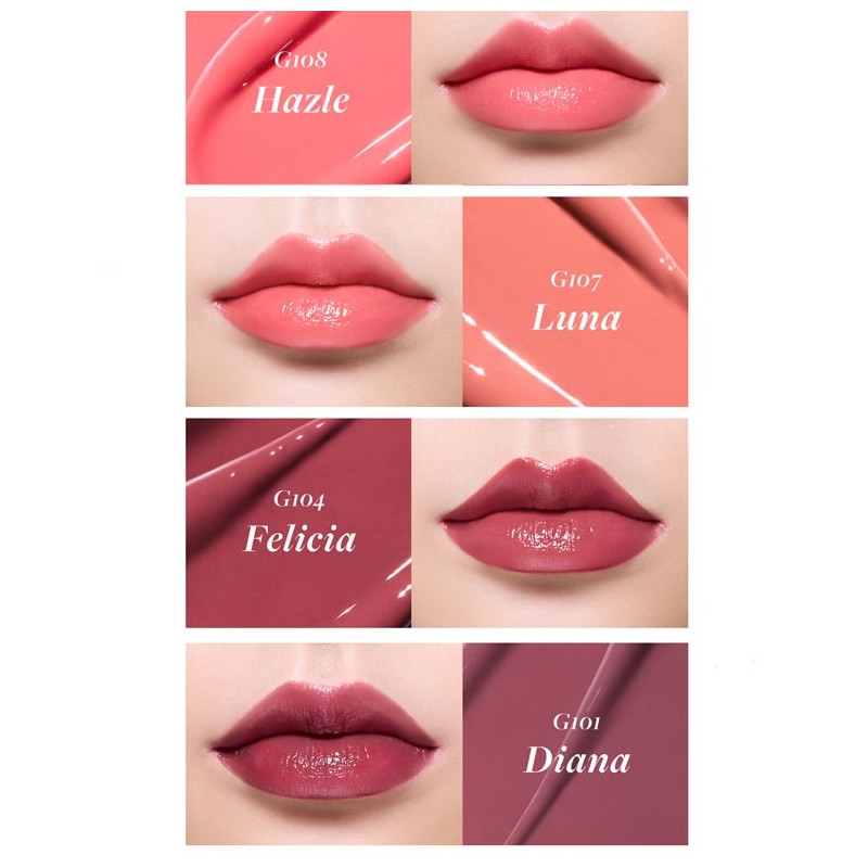DEAR DAHLIA Lip Paradise Sensual Lip Glow 3.3g, Color:G103 Chloe