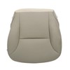 FZJDSD Light Beige Driver Side Bottom Microfiber Leather Replacement Seat