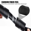 4X For Dodge Ram 2500 Carbon Fiber Cab Door Sill