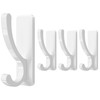 Adhesive Wall Hooks for Towels Coats - Stick On Hooks