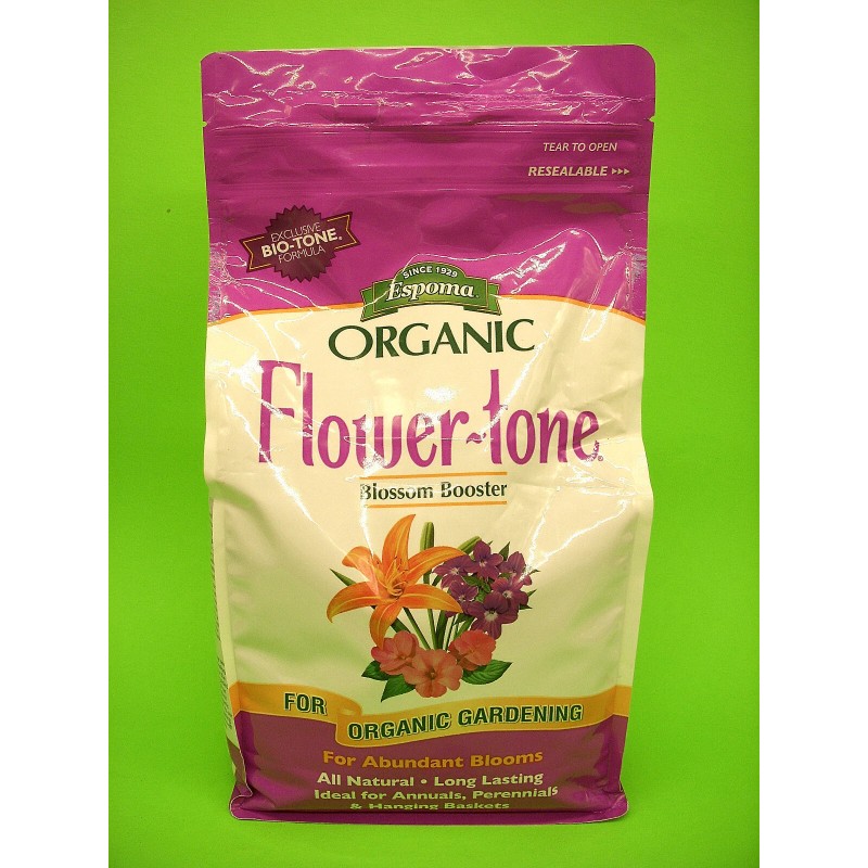 Espoma Organic FLOWER-TONE Bloom Booster PLANT Food 4 LB. Annual