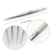 Healeved 2pcs Professional Steel Tweezers Jewelry and Repair Pointed Precision