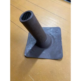 Bullet Boot Pipe Flashing 2" (1 Pack) Brown Rubber (2")