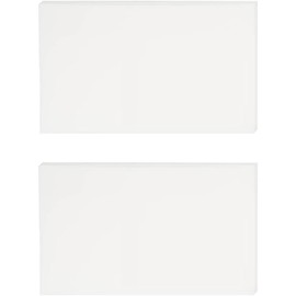 2 blocs de Notas Adhesivas Transparentes de 12,7 x 17,8 cm, blocs de Notas Adhesivas Transparentes, blocs de Notas Autoadhesivas, Material de Oficina, Bloc de Notas Adhesivas para Universidad