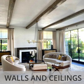 VASARI Lime Plaster & Paint | Marmorino Plaster (Fine Sand Finish) | Made from Natural Lime and Powdered Marble |color: Natural White #1 | size: 1 Quart Wet Mix