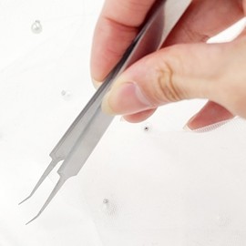 Pore Extraction Tweezer Slanted Tip 7ea