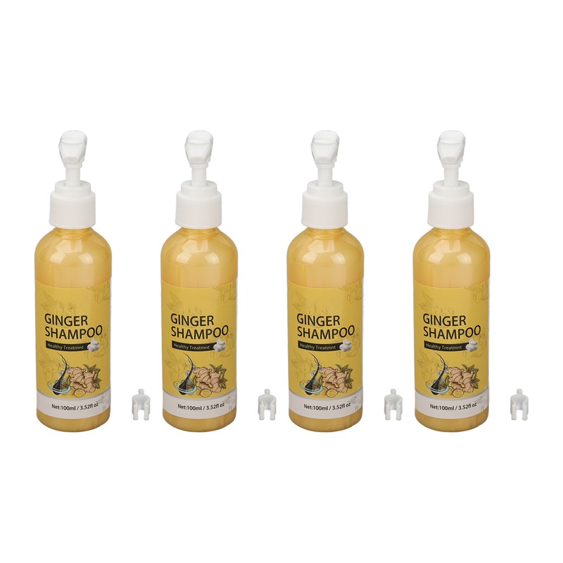 100ml Ginger Hair Regrowth Shampoo Dandruff Removal Itching Relief Deep