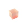 Mcoser 4*4*4cm Acrylic Square Display Block Frosted Red Cube Acrylic