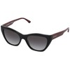 Emporio Armani EA4176 Women's Sunglasses, Shiny black