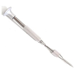 ARTESIA TOOL 6-In-1 Precision Screwdriver | Compact Design | 2 Slotted, 2 Phillips Head, and 1 Pointed tip | Robust Steel Construction | Enhanced Torque & Grip | Stylish 3" Dome Case |