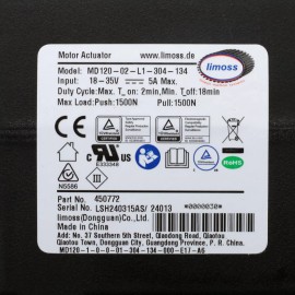 limoss Lift Chair Linear Actuator Limoss 450772 Recliner Sofa Motor MD120-02-L1-30