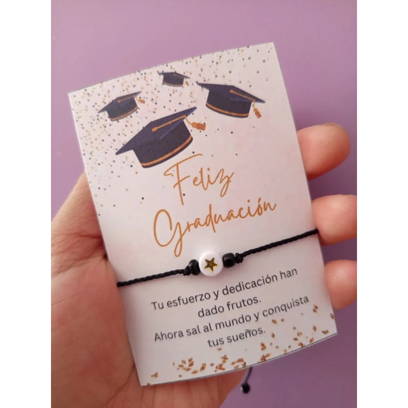 30 Pulseras De Graduación Ajustables, Venta Mayoreo
