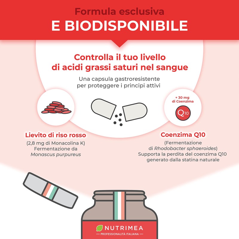 Lievito di Riso Rosso | Ricco di Coenzima Q10 |