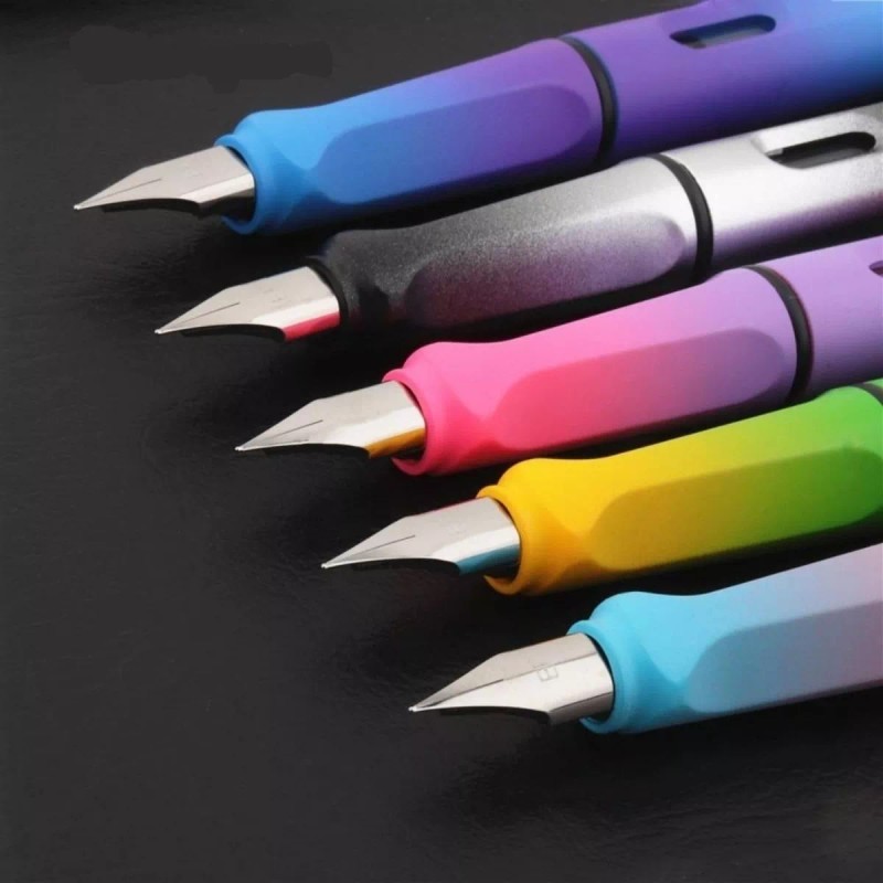 Veraly Pluma Estilográfica Punta Fina 1mm + Tinta/ Rellenable 1pz