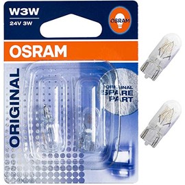 Osram Original W3W, special lamp, 2841-02B, 24 V, double blister pack