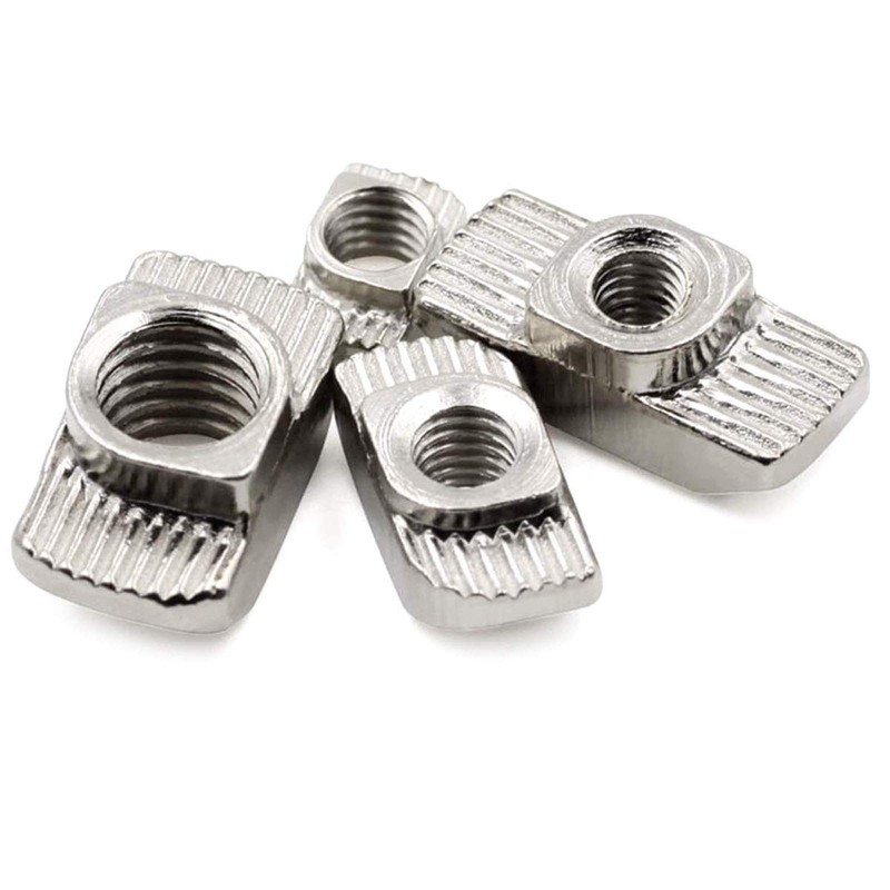50pcs 4040 Series M8 Thread T Nuts Hammer Head Fastener
