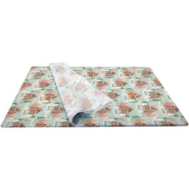 Jillson & Roberts Printed Christmas Gift Tissue 20" x 30", Gingerbread Dreams (240 Unfolded Sheets)