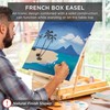 Best Choice Products French Easel, 32pc Beginners Kit Portable Wooden