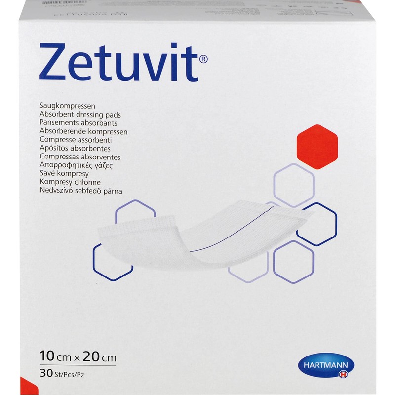Zetuvit unsteril 10x20 cm, 30 Pieces