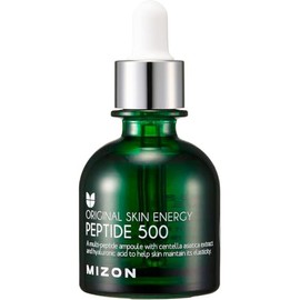 MIZON Original Skin Energy Peptide 500-30ml - Suero facial con Péptidos y Ácido Hialurónico, con Centella Asiática - Sérum Hidratante, antiarrugas y a
