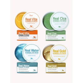 [Pretty] Real Vita Gold Cica Water Hydrogel Eye Patches 60 sheets, 2pcs / [프레티] 리얼비타골드시카워터 하이드로겔 아이패치 60매입 2개