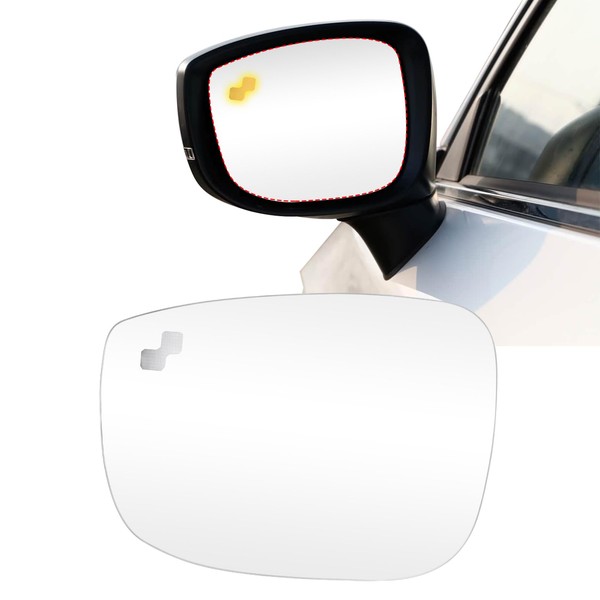 RACBOX Driver Side Mirror Glass Compatible with M-azda CX5 2017-2023,