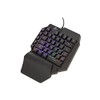 ELE GATE Teclado De Una Mano Gamer Luz RGB USB