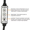 sourcing map LED Strip Dimmer, 12V to 24V 3 Keys