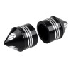 Unbranded Spike Front Axle Nut Cover Kit For Harley Dyna
