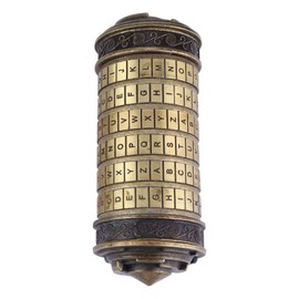 Metal Cryptex Lock, Durable Classic Romantic Retro Gifts, Business Notes, Poems, Jewelry, Keys, Other Valuables Make Great Surprise for Your Loved Ones