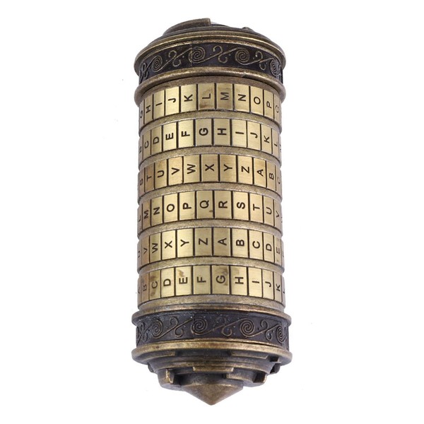 Metal Cryptex Lock, Durable Classic Romantic Retro Gifts, Business Notes,