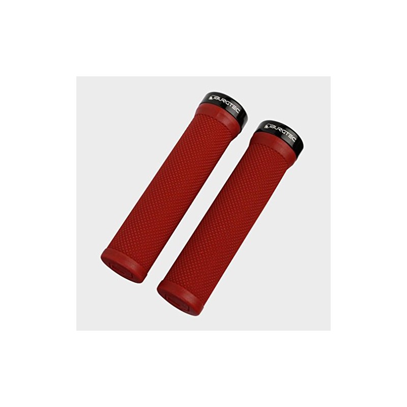 Burgtec Bartender Grips Bike Bicycle Handlebar Grips, Red, One Size