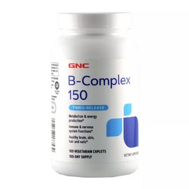 GNC B-Complex 150 Timed-Release 100 Vegetarian Caplets