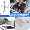 Enhon 4 Sided Drain Strainer Wrench with Sliding Handle for
