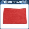 INFINAUTO Cleaning Cloths Towel,Car Drying Plush Cloth Absorbent Microfiber Red,1pcs