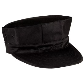 Rothco Marine Corps Black 8-Point Cap Without Emblem - Large