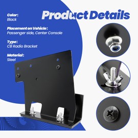 CB Radios Quick Disconnect Bracket Fit for Jeep Wrangler JL Gladiator JT