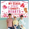 My Class is Full of Sweethearts Backdrop Banner Valentine's Day
