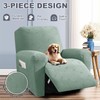 JIVINER Recliner Chair Covers, Jacquard 3 Piece Slipcovers for Recliner