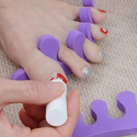 Home Nail Salon Manicure Scratch-Prevention Toe & Finger Fixing Sponge DIY Nail Care / 가정 네일샵 매니큐어 긁힘 찍힘 방지 발가락 손가락 고정 스펀지 셀프 네일 손톱 케어