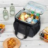 ZEEMO Insulated Lunch Bag for Men Women, Cooler with Adjustable