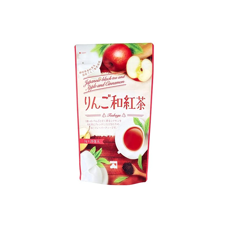 Apple Japanese Tea Bags, 0.1 oz (3 g) x 20
