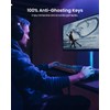 RGB Mechanical Gaming Keyboard Blue Switch, 104 Keys Full-Size Light