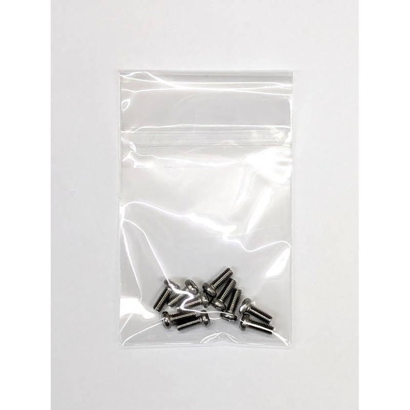 [M3x8] Stainless Steel Pan Head Machine Screws (10 pcs)
