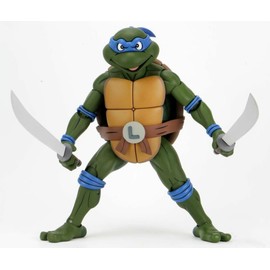NECA TMNT Cartoon Giant Size Leonardo 1/4 Scale Action Figure