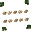 Ciieeo 10Pcs Copper Studs Accessories for DIY Bag Making Screw
