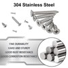 FandWay 595Pcs M2 M3 M4 Phillips Flat Head Self-Tapping Screws,
