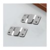 4Pairs(8Pcs) Flush Mount Bracket Stainless Steel Heavy Duty Picture Hanging
